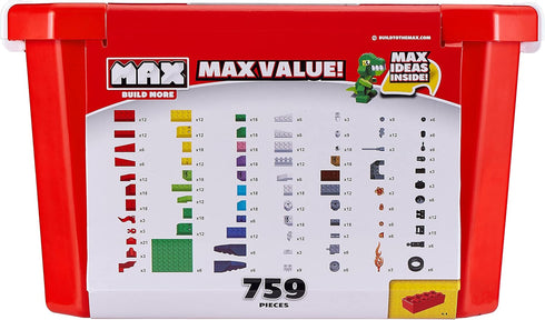 MAX Build More: Building Bricks Value Set - 759 Bricks