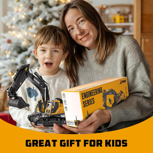 3 1 680, 3+ GraceDuck Remote Control Excavator Toys for Boys, in RC Excavator Toy with Alloy Bucket, Rock Breaker