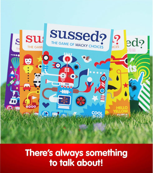 Summer 6 Pack SUSSED The Wacky What Would You Do Social Card Game - Fun & Easy Activity for Kids - Family Travel Game