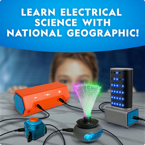 National Geographic Circuit Maker Kit - Electronics Kit for Kids with 120 Electrical Circuit Projects