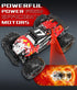 2.4GHz 26KM/H 1:18 1800mAh 6+ Carox Remote Control Car, High Speed RC Car, Off-Road Monster Truck with LED Lights