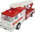 Children's Collectible Die-Cast Metal Pull-Back Action & Sound Fire Engine Truck with Ladder (Red)