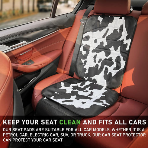 2 Pockets(2 Pack) Siivton Car Seat Protector for Child Car Seat,Waterproof Car Seat Cover with Thick Padding, Non-Slip