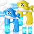 JOYIN 2 Bubble Guns Kit - Whale Automatic Bubble Maker with 4 Solutions for Kids, Bubble Blower for Summer Fun