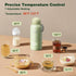 17oz Portable Bottle Warmer for Travel, Double Leakproof, Heating Milk & Water Faster, Cordless Milk Warmer with Two