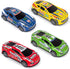 4-Pack Car Toys for 3-6 Year Old Boys and Girls, 7 Inch Friction Powered Pull Back Alloy Race Trucks Cars for Kids