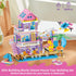 955 Set,Seaside Set,STEM Helicopter,Yacht,Sailboat,Christmas 6-12+ WINGIFT Piece Beach House Building Beach Villa