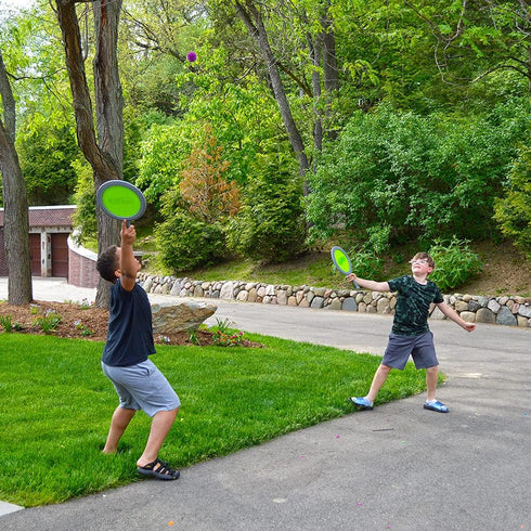 Koosh Double Paddle Playset - Paddles and Ball for Added Koosh Fun, Fidget Toy for Ages 6+