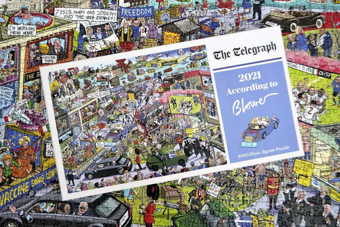 Daily Telegraph British Newspaper Take On World Events 2021 - 1000 Piece Jigsaw Puzzle