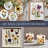 8x10in 8 Flower Press Kit | Durable Hardwood - Flower Preserving Kit Up to layers - Floral Preservation kits for adults