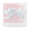 American Baby Company Heavenly Soft Chenille Sherpa Security Blanket, Pink, 14" X 14", Cozy for Boys and Girls