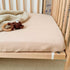 2 Pack 52"x28" 100% BuLuTu Muslin Fitted Crib Sheets for Standard Crib Mattress, Toddler Boys Girls Cotton Baby Sheets