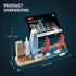 CubicFun 3D Puzzles for Kids Ages 8-10, LED San Francisco Cityline Arts and Crafts for STEM Projects