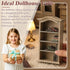 36 1:12 1 Bookcase,4 Pcs Scale Miniatures Dollhouse Books and Wooden Floors Furniture Display Bookshelf Cabinet Mini