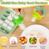 Baby Fruit Feeder & Breastmilk Popsicle Molds, WAJIAYON Silicone Baby Food Storage Containers and Teether