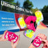 SC3 2.4GHz 4WD 360 4-12 Contixo RC Stunt Car, Pink Double-Sided Rotating flip Racer Remote Control Toy Cars with LED