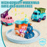 Set 3+, 4pcs 3 4 5 6 7 8 Lipneaed Train for Toddlers, Magnetic Train Toys for Toddlers Trucks Toy Train for Boys