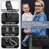 Universal Baby Stroller Organizer Large Space with Insulated Cup Holder Detachable Diaper Bag Adjustable Shoulder Strap