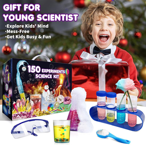 150 UNGLINGA Experiments Science Kits for Kids Boys Girls, S.T.E.M Kit Toys Gifts Ideas Birthday Christmas, Chemistry