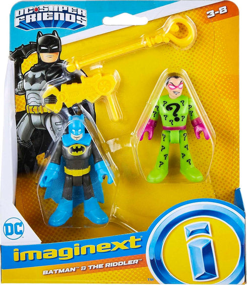 Fisher-Price Imaginext DC Super Friends Batman & The Riddler Figure Set for Ages 3-8