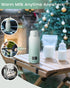 17 Portable Bottle Warmer Extended Battery Life - Dual Heating Modes for Breast Milk & Water, Ounces, Fast Heating