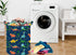 19.7 Inch Dinosaur Round Kids Laundry Hamper, Dino Laundry Basket with Handles, Baby Toys Storage Organizer for Boys &
