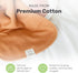 Posh Baby Cotton Burp Cloths, Absorbent, Lightweight, and Gentle Cotton for Mess-Free Moments, Baby Burp Cloths