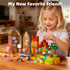 Set 3+ GobiDex Magnetic Farm Figures with Animals & People, Portable Tin Box for Role Play & STEM Education, Travel Toy