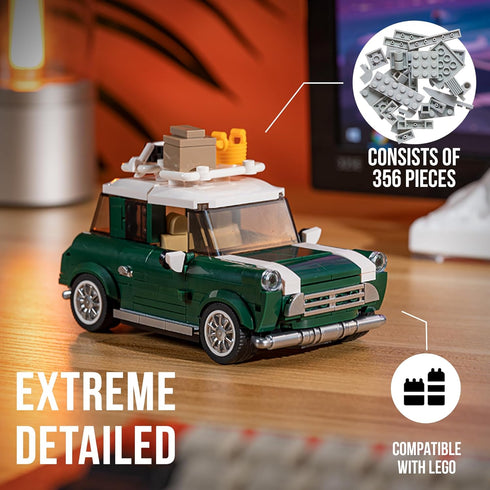 dOBROMOb Summer 356 Set 1:32 8+ dOMOb Mini Camper Car Building Kit pcs Building Blocks w/Container Display Box Modular