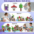 150PCS 3+ Magnetic Blocks, Magnet Tiles Toys for Kids, Magnetic Building Blocks Cubes, STEM Montessori Stacking Magnets