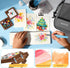 Drmukie Set 15-Color Set Mini Watercolor Paint All-in-One Walnut Wood Travel Watercolor Kit with Crossbody Bag Paint