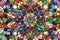 Impossible Jigsaw Puzzles for Adults 1000 Pieces-Stained Glass Puzzles Floral Hard Challenging