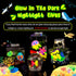 Kiditos Glow in The Dark Magic Water Elf Toy Kit, Aqua Fairy Water Gel Kit with 6 Colors and Molds