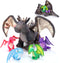 HyDren 5 Pcs Dragon Plush Toys 16 Inch Dragon Stuffed with 4