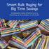 250 Sets 4-Packs (1000 CrayonKing of Bulk Crayons) Non-Toxic, Individually Wrapped, Perfect for Parties, Restaurants