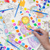 YiYLunneo 4-8 210Pcs Set (30 Packs) Party Favors for Kids Goodie Bags Stuffers for Kids - Paint with Water Coloring