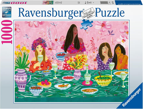 Ravensburger Ladies' Brunch 1000 Piece Jigsaw Puzzle for Adults - 17131 - Unique Pieces with Softclick Technology