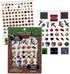 TUGOKU Kids Camera Minecraft Sticker Book, Includes Puffy Stickers, Over 300 Stickers
