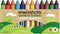 Honeysticks Super Jumbo Crayons (12 Pack) - 100% Pure Beeswax, Non Toxic
