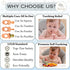 Set 3 4+ Baby Fruit Feeder BPA-Free Silicone Fresh Food Feeder with Replacement Teats, Teething Feeder for Fruits