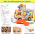 Rincalivestra Set 40 3 4 5 Kids Tool - Pcs Wooden Toddler Tool Bench with Drill, Montessori Construction STEM Pretend