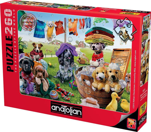 Anatolian Puppies Playing Jigsaw Puzzle - 260 Piece