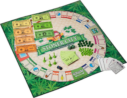 Stonerware ICUP Stoner City Board Game | Hot Box Party Game for Adults