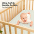 KeaBabies 2-Pack Waterproof Crib Sheets for Boys, Girls and Portable Diaper Changing Pad - Fitted Crib Sheet