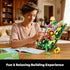 Set (1067 Pretty Spring Flower Sea Bouquet Building for Adults - Botanicals Building Kit Gifts for Valentine's