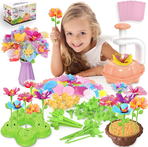 Kufanda Arts and Crafts for Kids 4-6, Toddler & Creative Fabric Flower Bouquets
