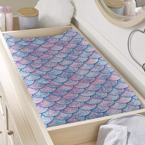 Eheartsgir Christmas Snowman Baby Changing Table Cover for Baby Girls and Boys
