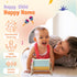 YAANI Montessori Spinning Drum, Baby Toys for 6-12 Months, Sensory Toys for 1-2 Year Olds, Gifts for Boys & Girls