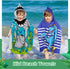 3 Pack Baby(59 30 Inch,Shark, Chumia Kids Hooded Beach Poncho Towels Toddler Swim Pool Bath Towels with Hood Thicker
