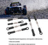 Pssopp RC Tie Rods Set, RC Tie Link Servo Link Rods for WLtoys 144001 144002 124018 124019 124017 124016 Cars
